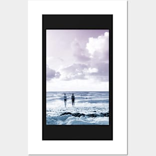 Seascape Horizon Gradient Sky Posters and Art